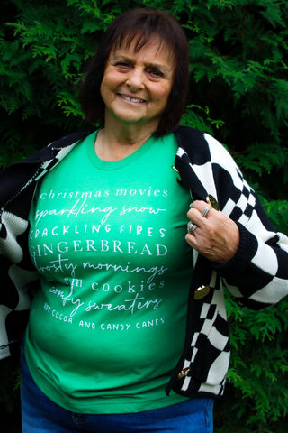 Christmas Movies Green Tee - Trudy's Trendy Boutique
