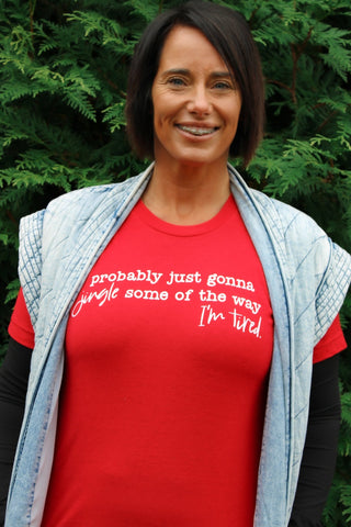 Probably Just Jingle Red Tee - Trudy's Trendy Boutique