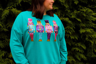 Glitter Nutcracker Sweatshirt - Trudy's Trendy Boutique