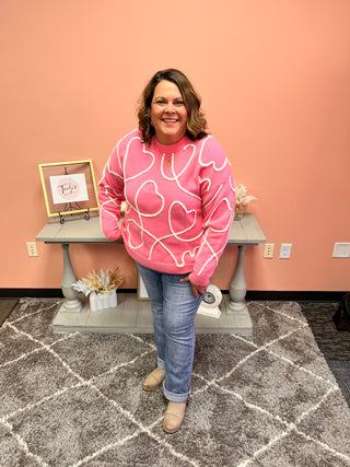 Hearts Galore Sweater