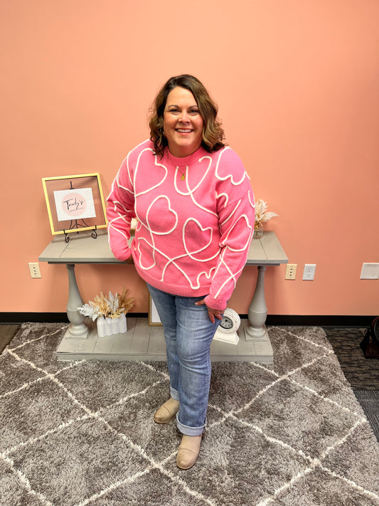Hearts Galore Sweater