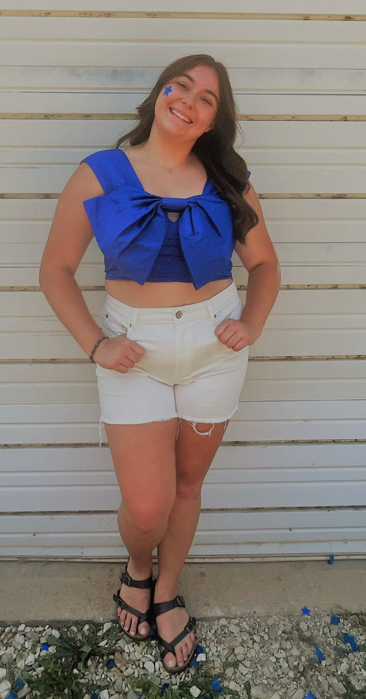 Z White Denim Shorts