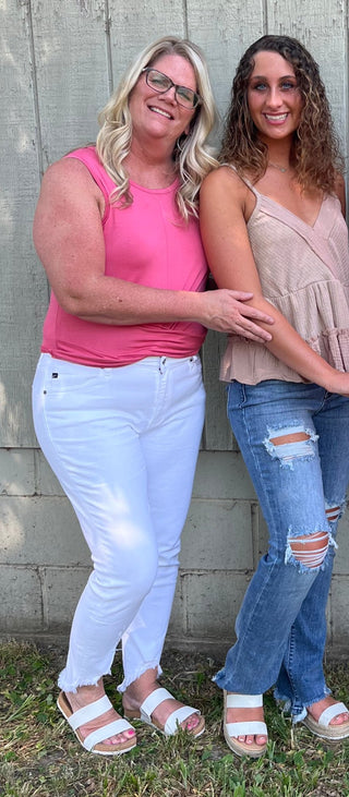 KanCan White High Rise Skinny Jeans - Trudy's Trendy Boutique