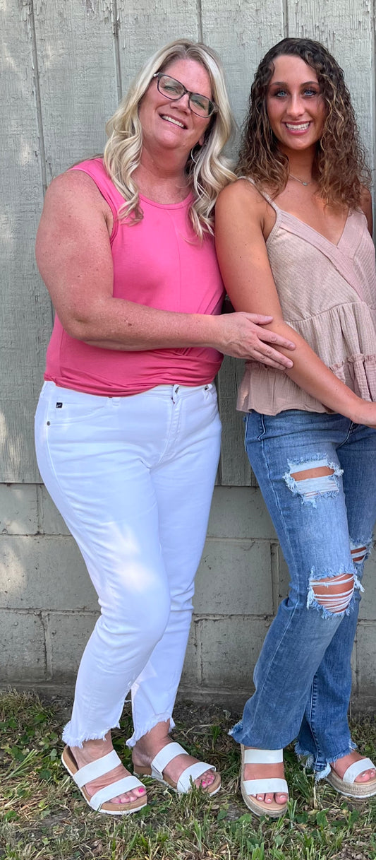 KanCan White High Rise Skinny Jeans