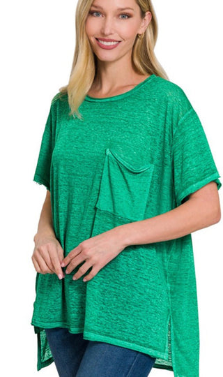 My Flow Round Neck Top - Trudy's Trendy Boutique