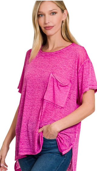 My Flow Round Neck Top - Trudy's Trendy Boutique