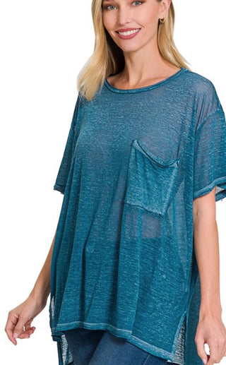 My Flow Round Neck Top - Trudy's Trendy Boutique