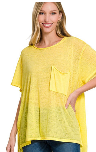 My Flow Round Neck Top - Trudy's Trendy Boutique