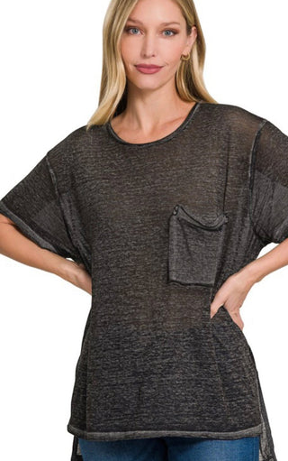 My Flow Round Neck Top - Trudy's Trendy Boutique