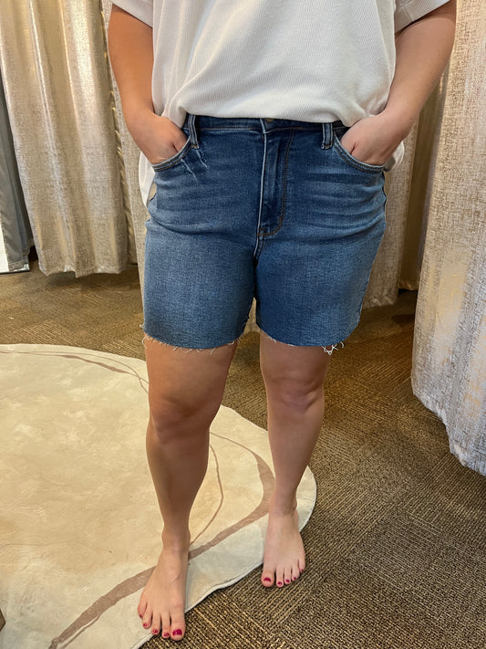 Judy Blue MR Cut Off Shorts