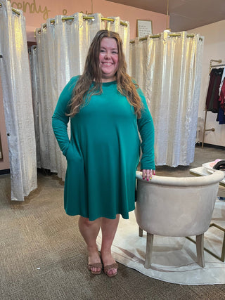 Day Out Dress/Forest/Curvy