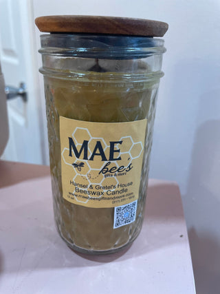 Beeswax  Candle 12 0Z Jars