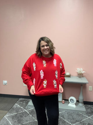 Nutcracker Christmas Sweatshirt - Trudy's Trendy Boutique