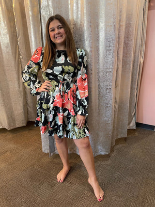 Bold and Beautiful Satin Dress - Trudy's Trendy Boutique