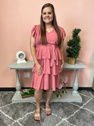 Mauve Sand Beach Dress - Trudy's Trendy Boutique