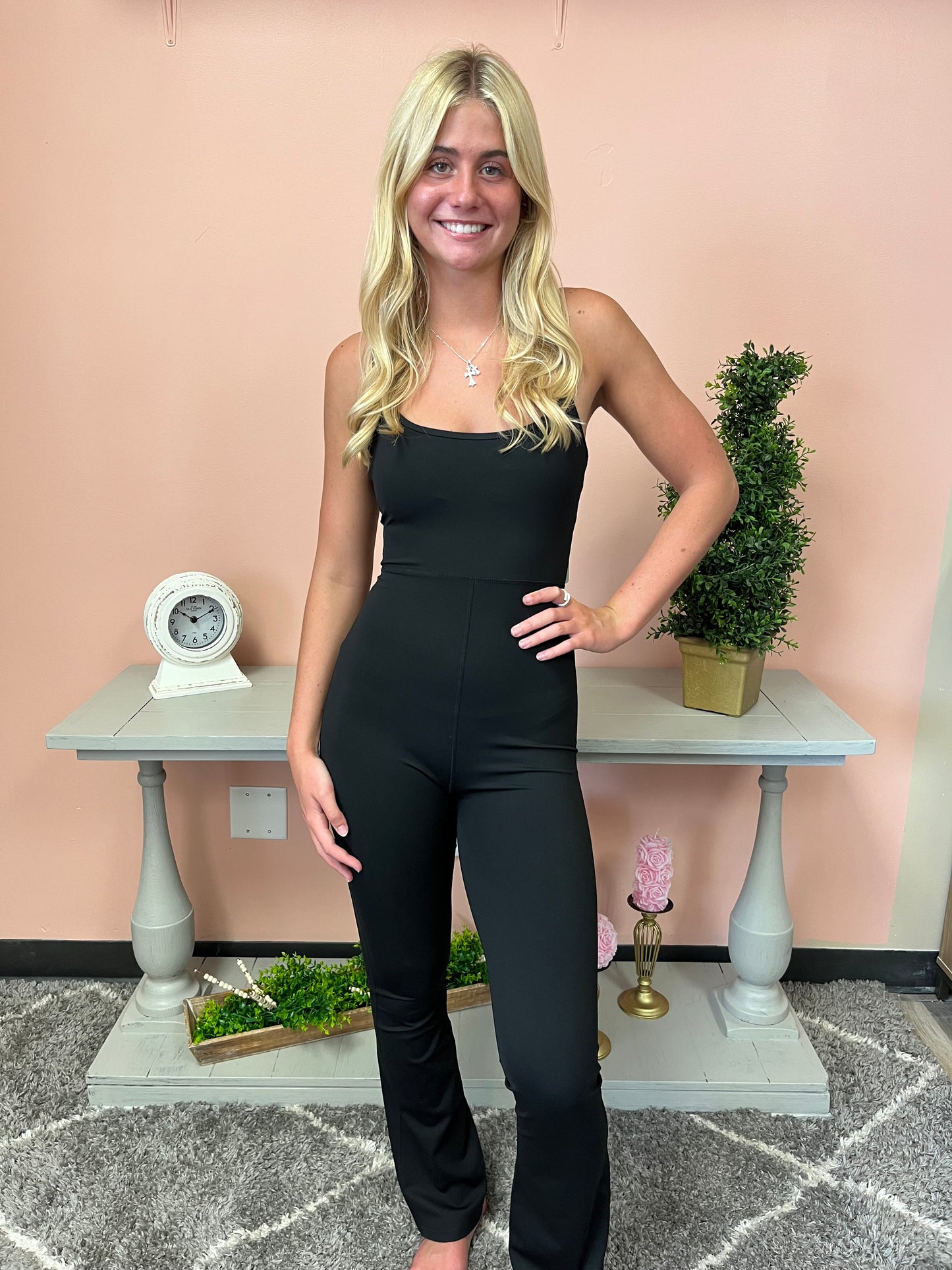 Active Flare Cami Jumpsuit