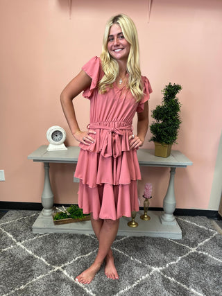 Mauve Sand Beach Dress - Trudy's Trendy Boutique