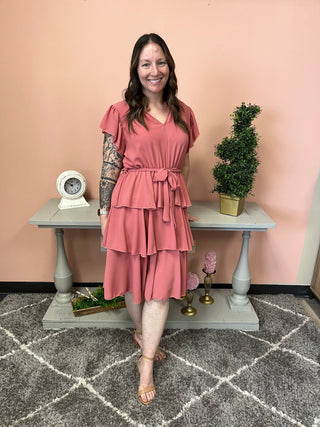 Mauve Sand Beach Dress - Trudy's Trendy Boutique