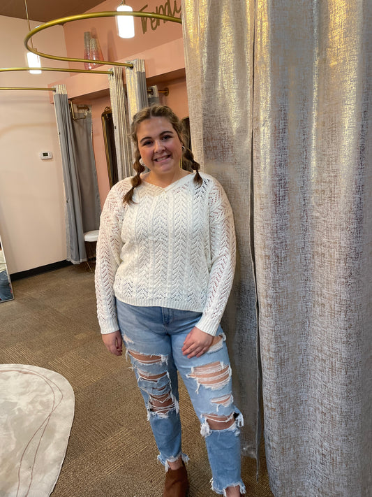 Let's Twist Sweater