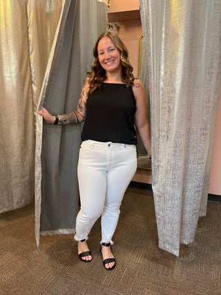 KanCan White High Rise Skinny Jeans - Trudy's Trendy Boutique