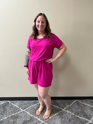 Forever Kind Of Love Romper - Trudy's Trendy Boutique