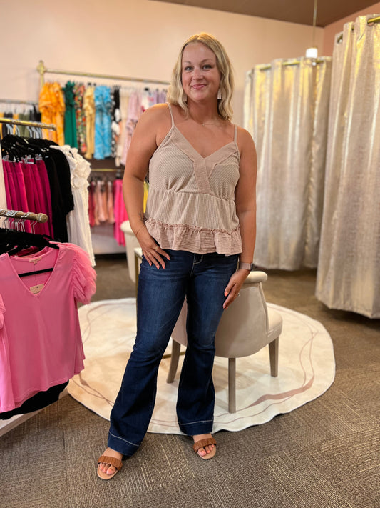 Judy Blue Hi-Rise Basic Trouser Flares