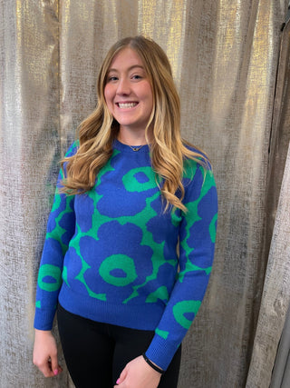 Beautiful Like Flowers Sweater - Trudy's Trendy Boutique