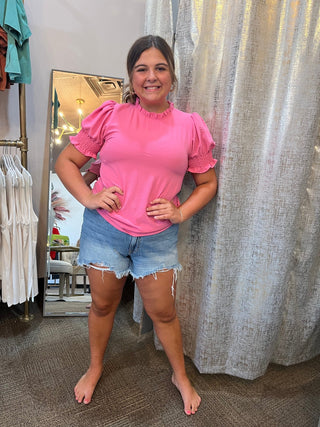Bubble Gum Poppin Top - Trudy's Trendy Boutique