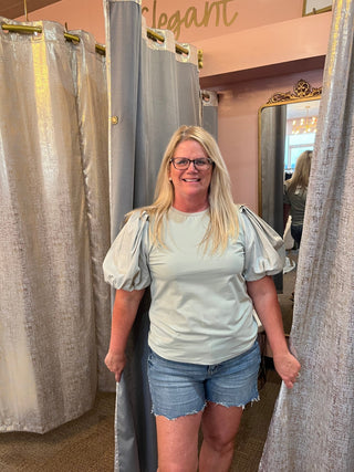 Sunny Daze Puff Sleeve Top - Trudy's Trendy Boutique