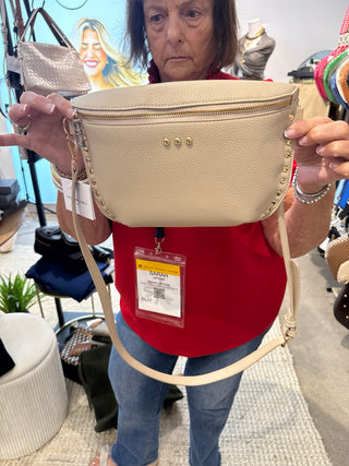 Pebble Sabrina Studded Bum Bag - Trudy's Trendy Boutique