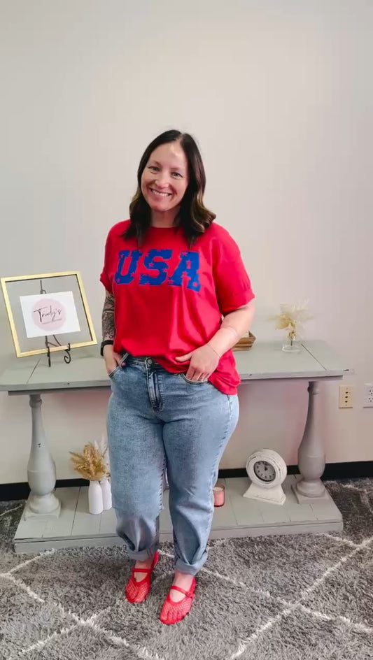 Judy Blue HW Stonewash Straight Fit