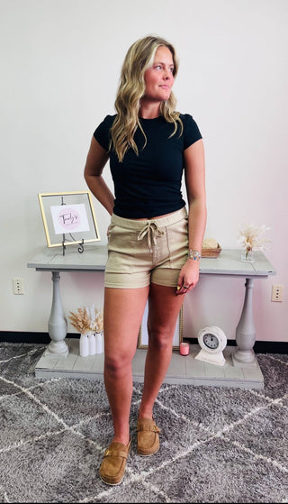 YMI Pull - On Shorts - Trudy's Trendy Boutique