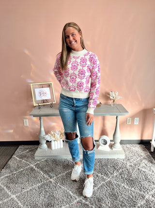 Graceful Love Sweater - Trudy's Trendy Boutique