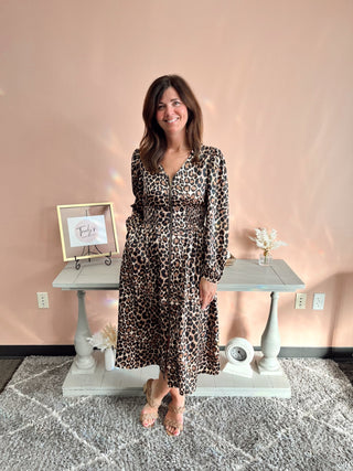 Fierce Leopard Dress - Trudy's Trendy Boutique