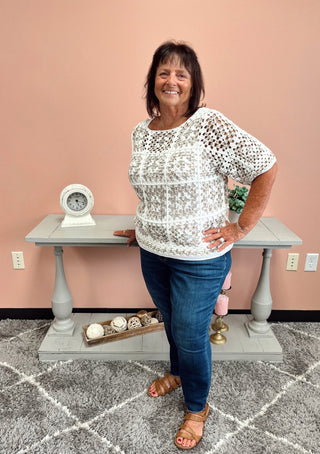 Seaside Breeze Crochet Top - Trudy's Trendy Boutique