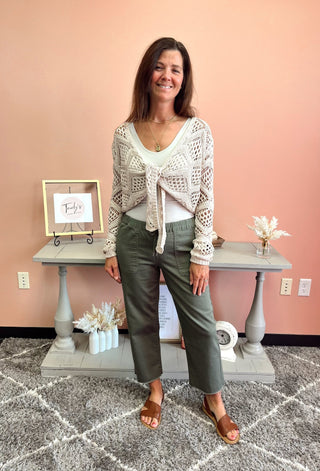 Fun & Fierce Tie Cardigan - Trudy's Trendy Boutique