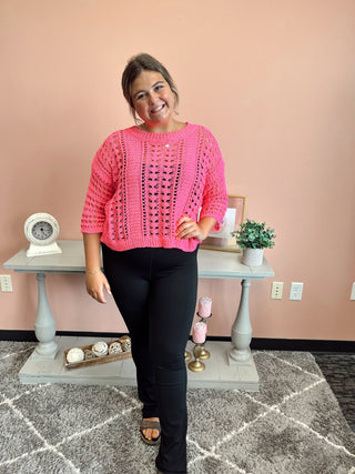 Flamboyant Style Crochet Top - Trudy's Trendy Boutique
