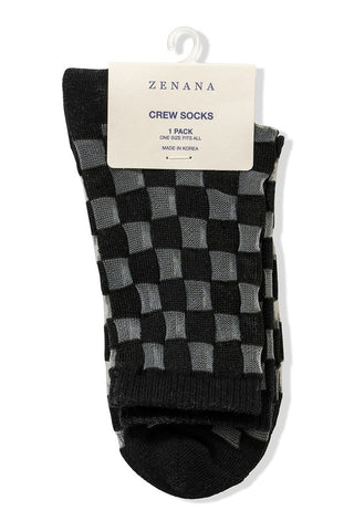 Fashion Checkered Sheer Mesh Socks - Trudy's Trendy Boutique