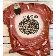 Leopard Bleached Pumpkin Tee