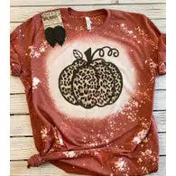 Leopard Bleached Pumpkin Tee