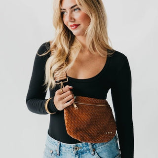Outlaw Woven Bum Bag - Trudy's Trendy Boutique