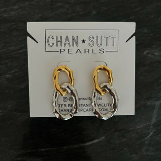 ChanSutt Gold/Silver Chain Earrings - Trudy's Trendy Boutique