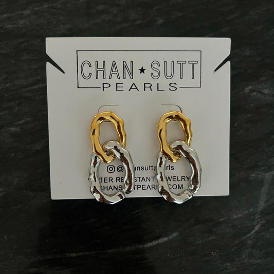 ChanSutt Gold/Silver Chain Earrings