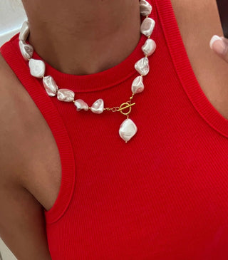 ChanSutt Chunky Pearl Necklace - Trudy's Trendy Boutique