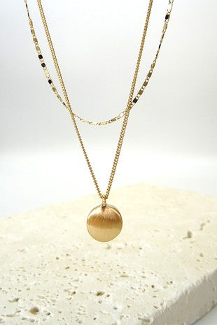 Layered Coin Necklace