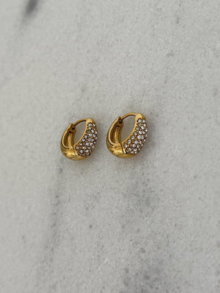 ChanSutt Dainty Diamond Huggies - Trudy's Trendy Boutique