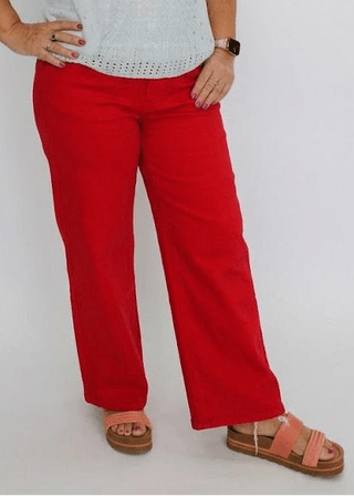 Mica HR Straight Leg Lava - Trudy's Trendy Boutique