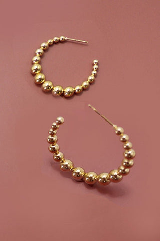 18K Stainless Steel Waterproof Hoops