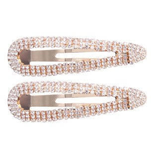 Rhinestone Faceted Hair Clip