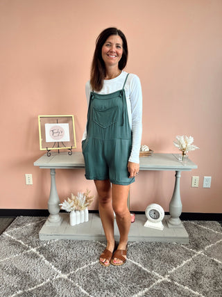 Street Style Tie Knot Romper - Trudy's Trendy Boutique